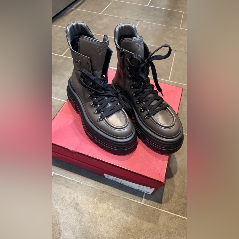 BALLY Chunky Platform Ankle Boots – Like New